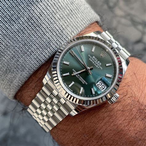 rolex datejust 2 green roman|2022 Rolex Datejust 41mm.